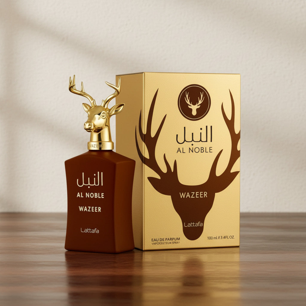 Kit 3 Perfumes Wazeer Royal: Al Noble Wazeer, Ameer/Safeer e Asad Bourbon