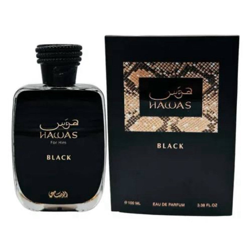 Perfume Rasasi Hawas Black 100ML - Primeira Linha