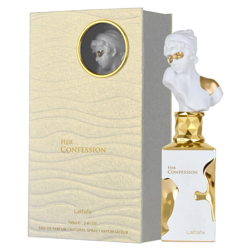 Lattafa Perfumes importados Perfume Árabe Her Confession Eau De Parfum Feminino EDP -100 ml