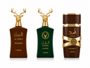Kit 3 Perfumes Wazeer Royal: Al Noble Wazeer, Ameer/Safeer e Asad Bourbon